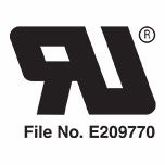 UL File No. E209770 Logo