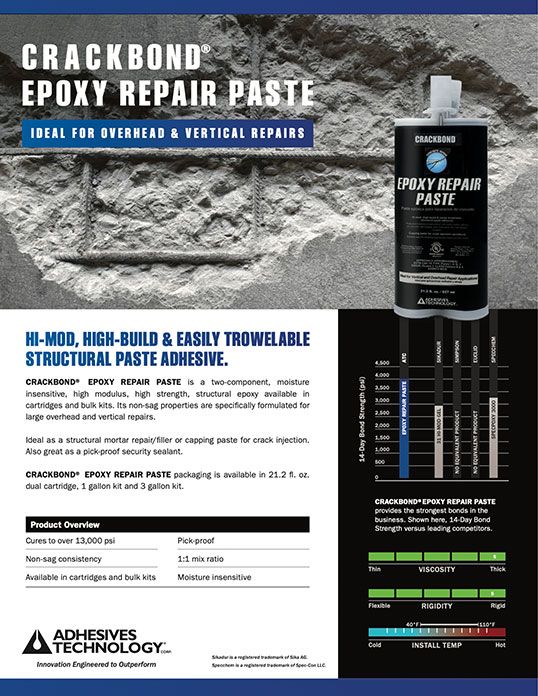 CRACKBOND® Epoxy Repair Paste Flyer