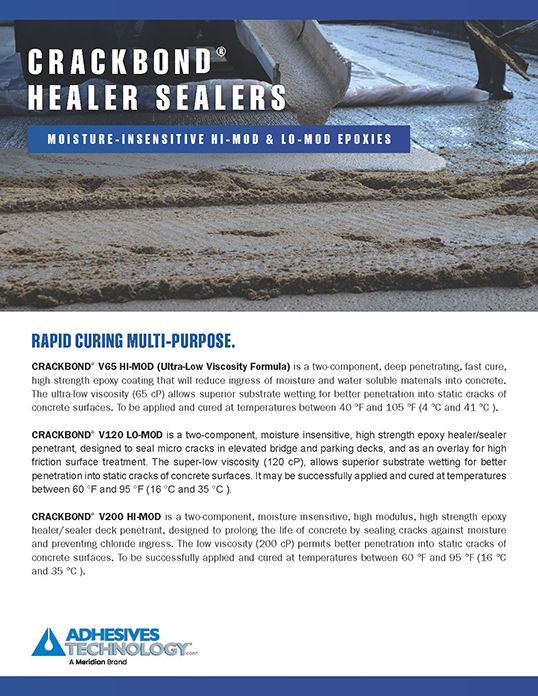 CRACKBOND® Healer/Sealers Flyer