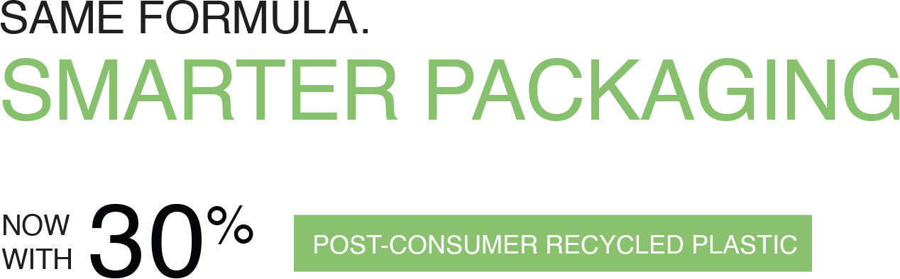 Same Formula, Smarter Packaging