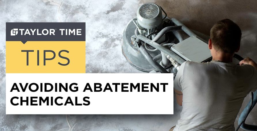 Avoiding Abatement Chemicals