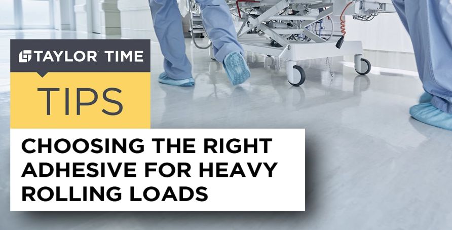 Choosing The Right Adhesive For Heavy Rolling Loads