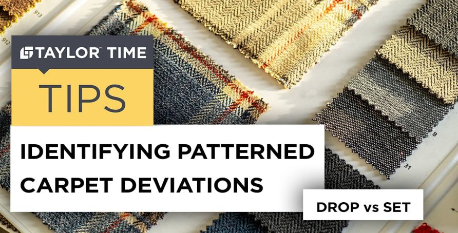 Identifying Patterned Carpet Deviatios Drop Vs Set