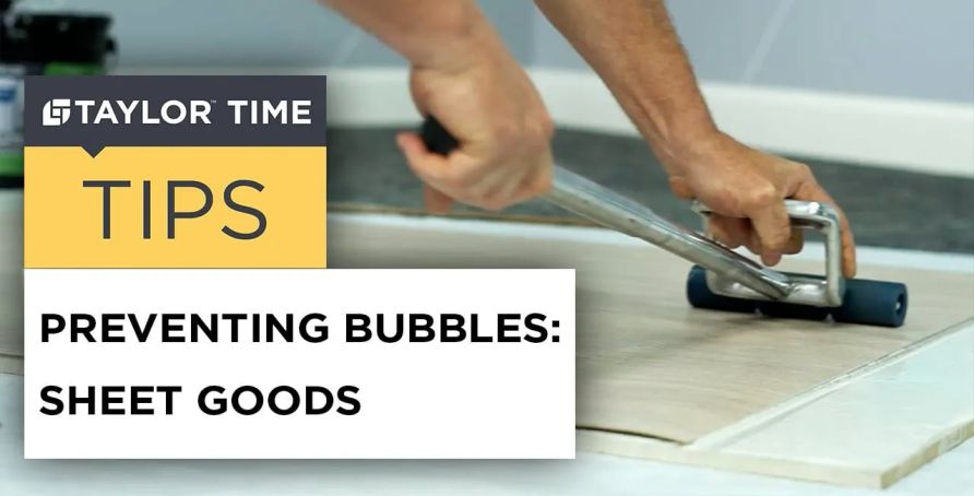 Preventing Bubbles Sheet Goods Flooring Adhesives