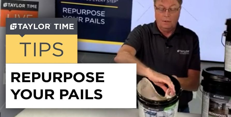 Repurpose Your Pails Flooring Adhesives