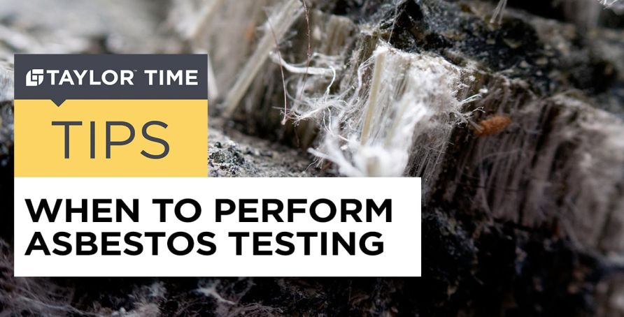 When To Perform Asbestos Testing