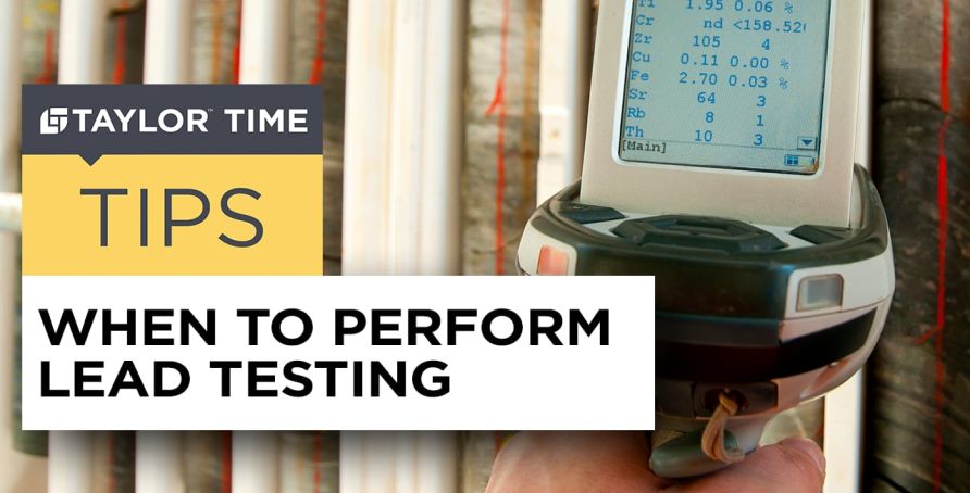 When To Perform Lead Testing